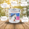 Peinture Blanche Bois Extérieur BLE900 : Peinture satinée blanche