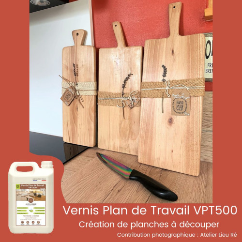 Vernis Plan de Travail pour Cuisine ou Salle de Bain