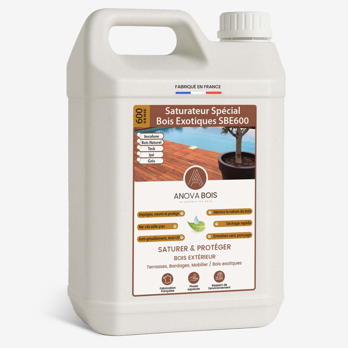 Saturateur Spécial Bois Exotique Incolore Mat SBE600