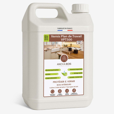 Vernis Plan de Travail pour Cuisine ou Salle de Bain