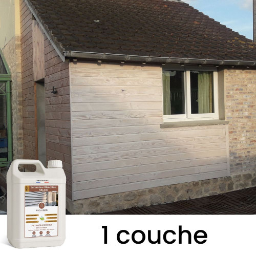 Saturateur blanc bois une couche