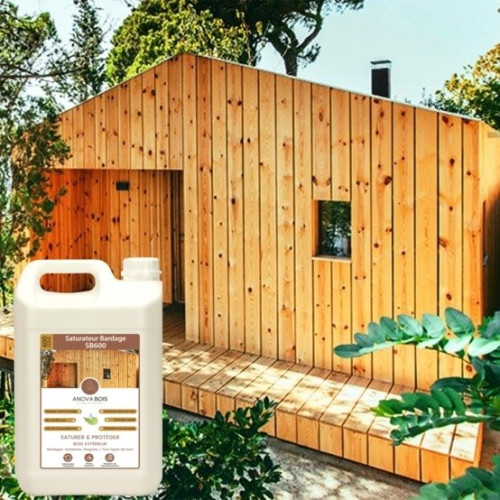 Saturateur Bardage pour Douglas, Red Cedar & Mélèze