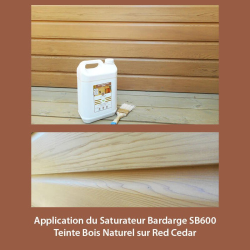 Saturateur Bardage pour Douglas, Red Cedar & Mélèze